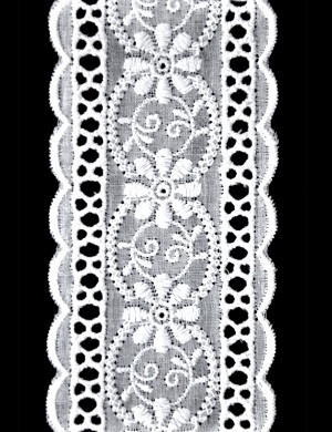 Flat-Eyelet Lace Trim (2 inch wide)